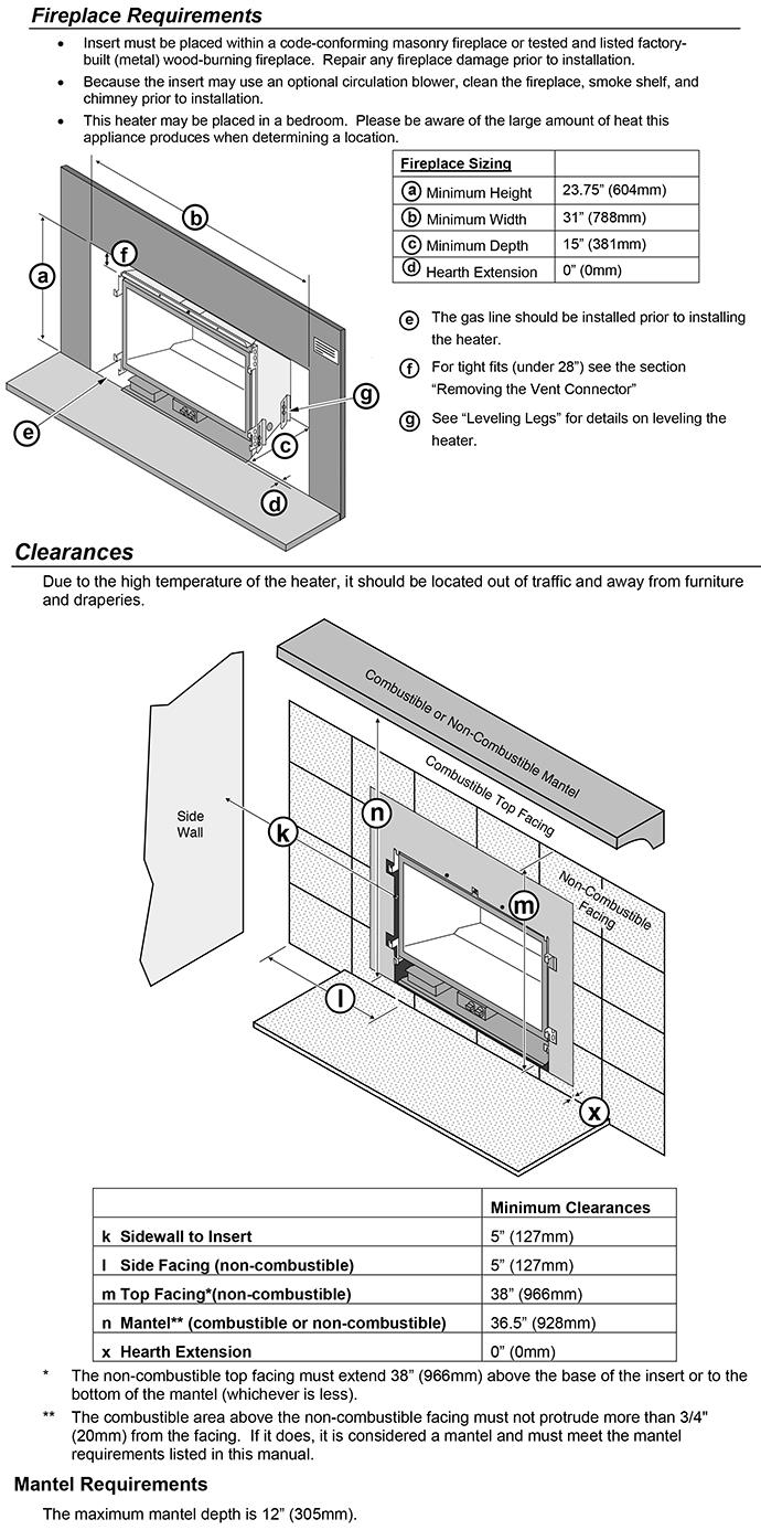 Radiant Plus Large™ Gas Fireplace Insert Eau Claire Hearth