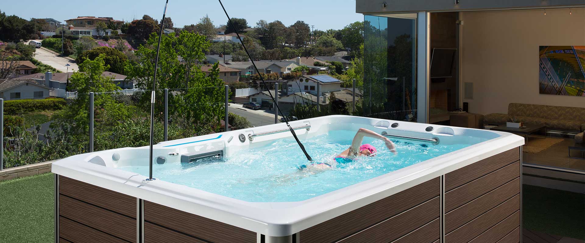 endless pool with hot tub price