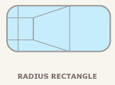 Pool Shapes - Radius Rectangle