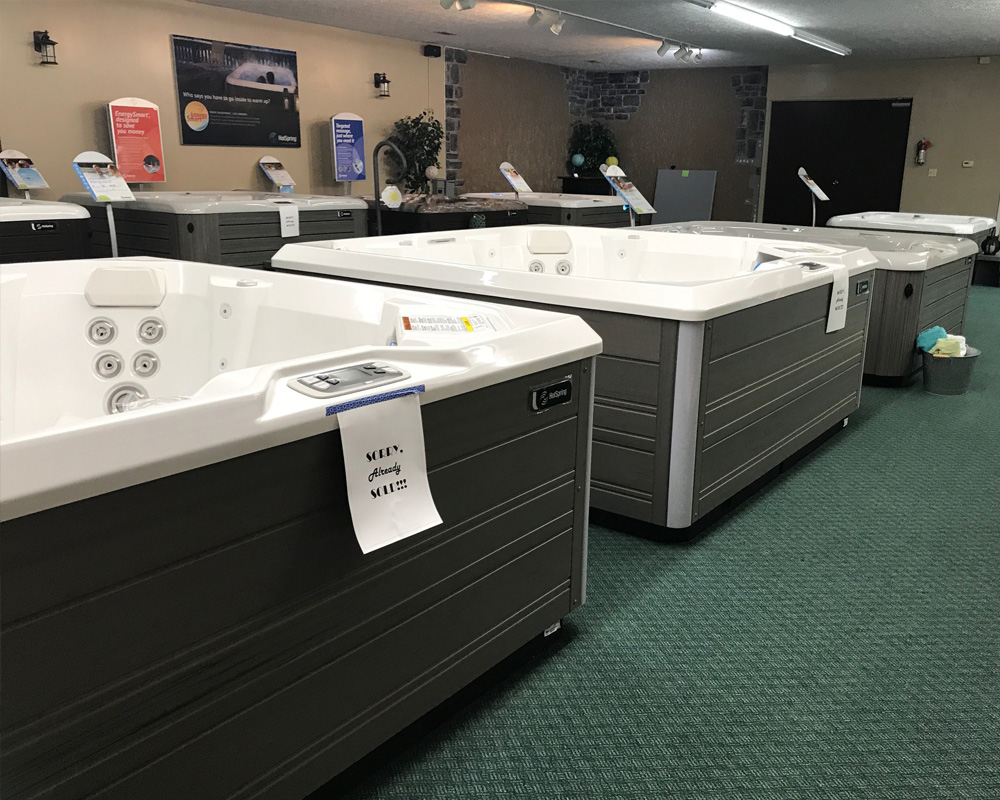 We are a Hot Tub Dealer!